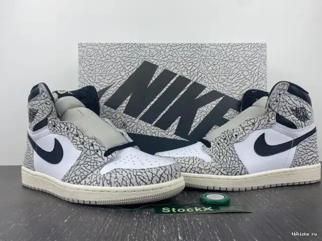 Cheap TB White Jordan Cement OG DZ5485-052 High 1 Air 0624